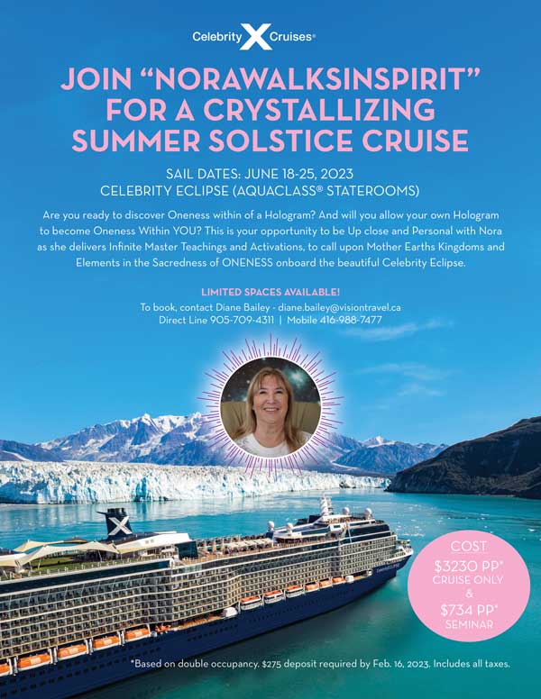 Alaskan Summer Solstice Cruise with noraWalksinspirit